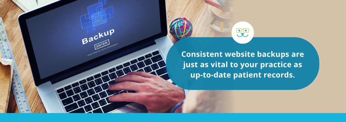 Consistent website backups are vital