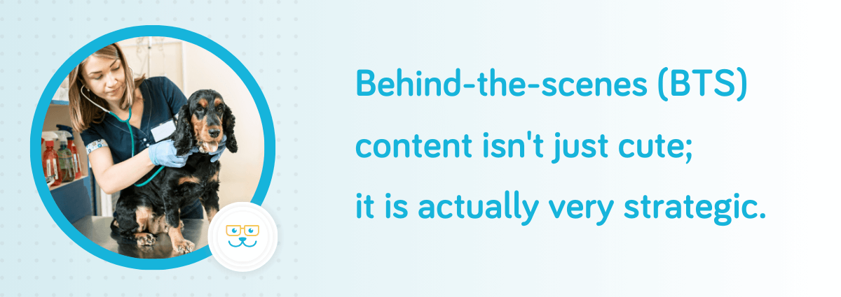 Behind-the-scenes (BTS) content isn't just cute; it is actually very strategic