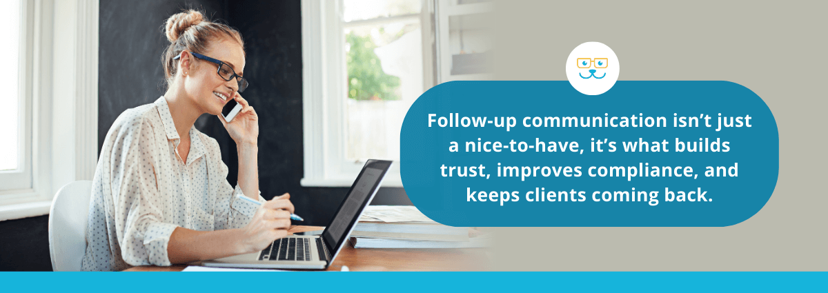 Follow-up communication