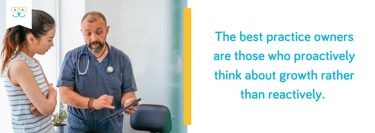 The best-practice owners proactively think about growth