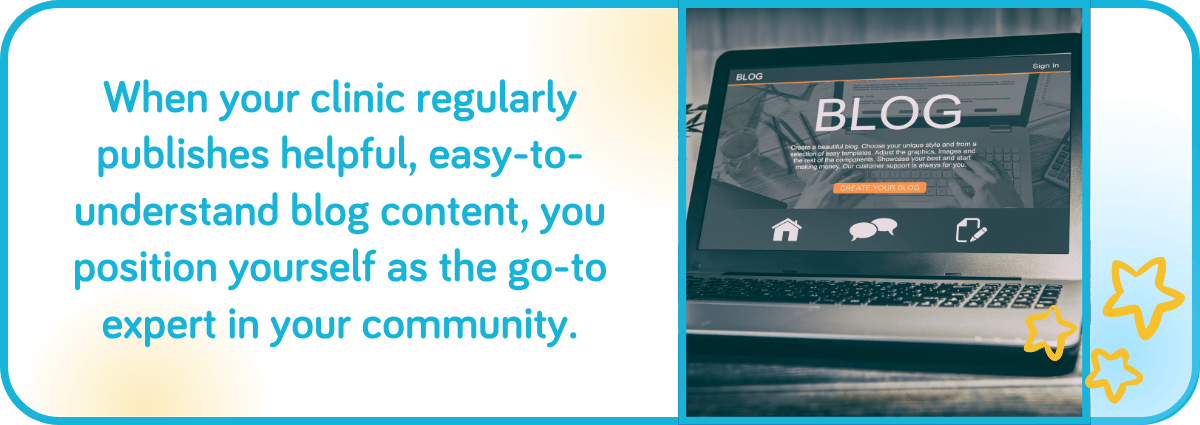 publish easy to read content regularly 
