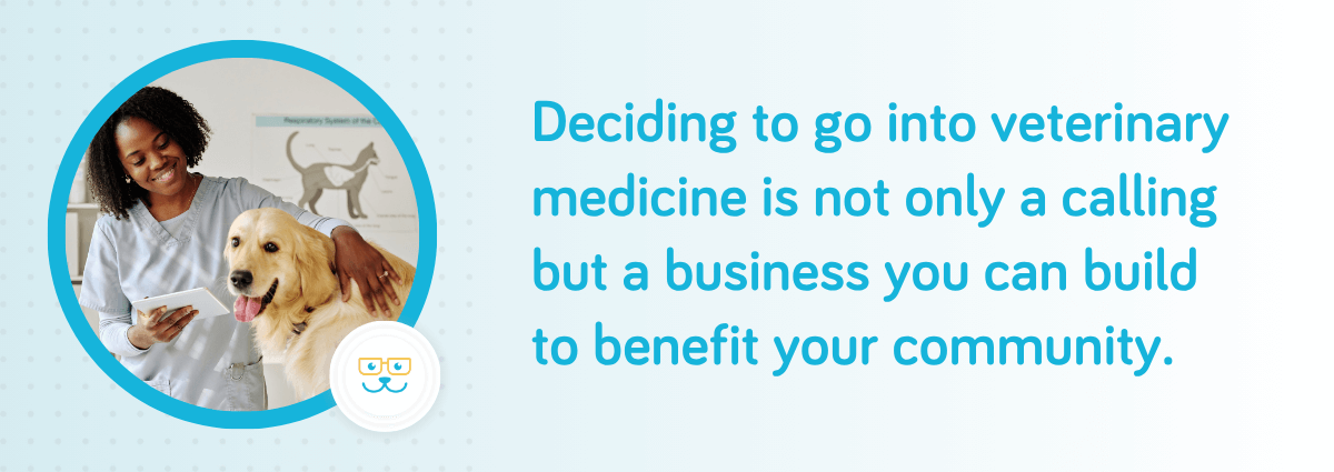 veterinary medicine is not only a calling but a business