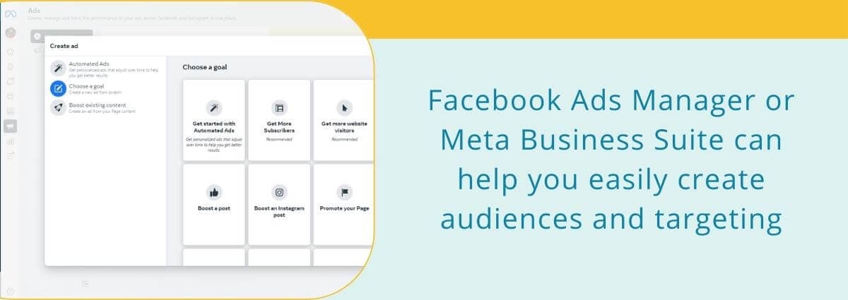 Screenshot of Facebook Meta Business Suite