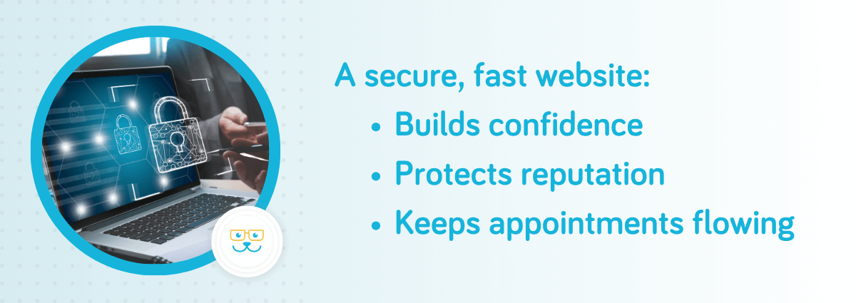 A secure, fast website should have these items