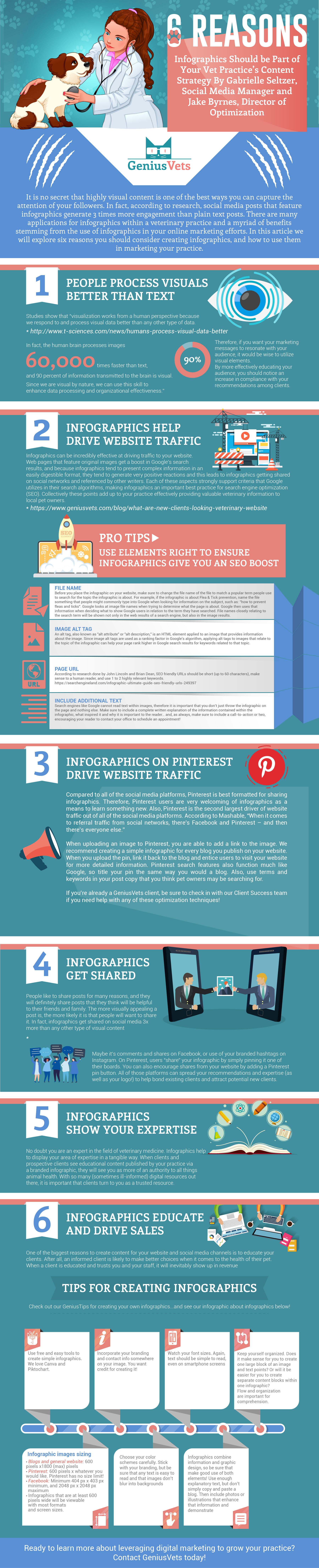 6 Reasons Infographics Should Be Part Of Your Vet Practice's Content