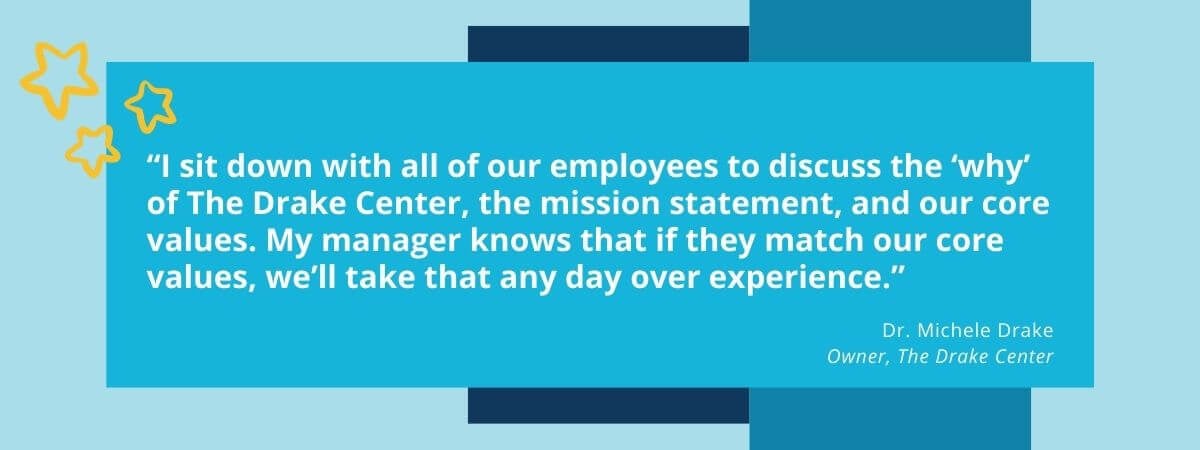 I sit down with all of our employees 