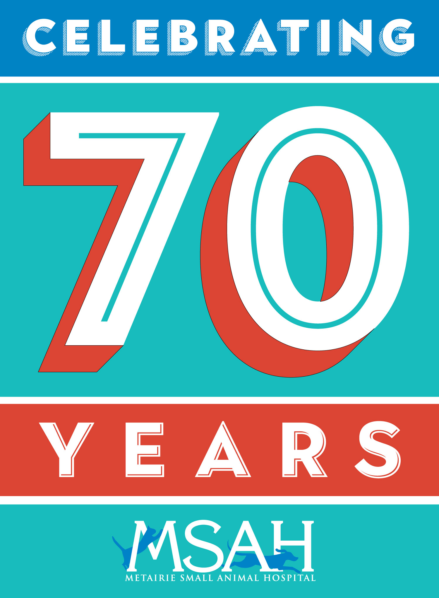 Our friends at Metarie Small Animal Hospital created their own milestone event