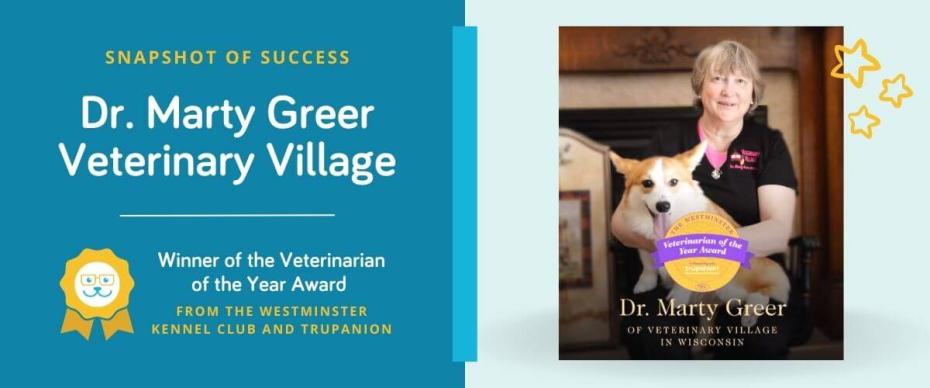 Dr. Marty Greer, Veterinarian of the year
